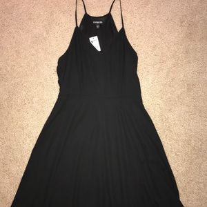 Black skater dress